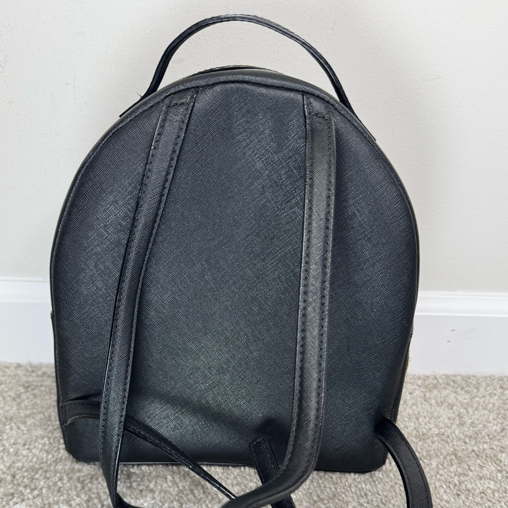 Kate Spade Meow Run Wild Leopard Tomi Backpack Black Gold Multi WKRU5375 - Picture 5 of 9